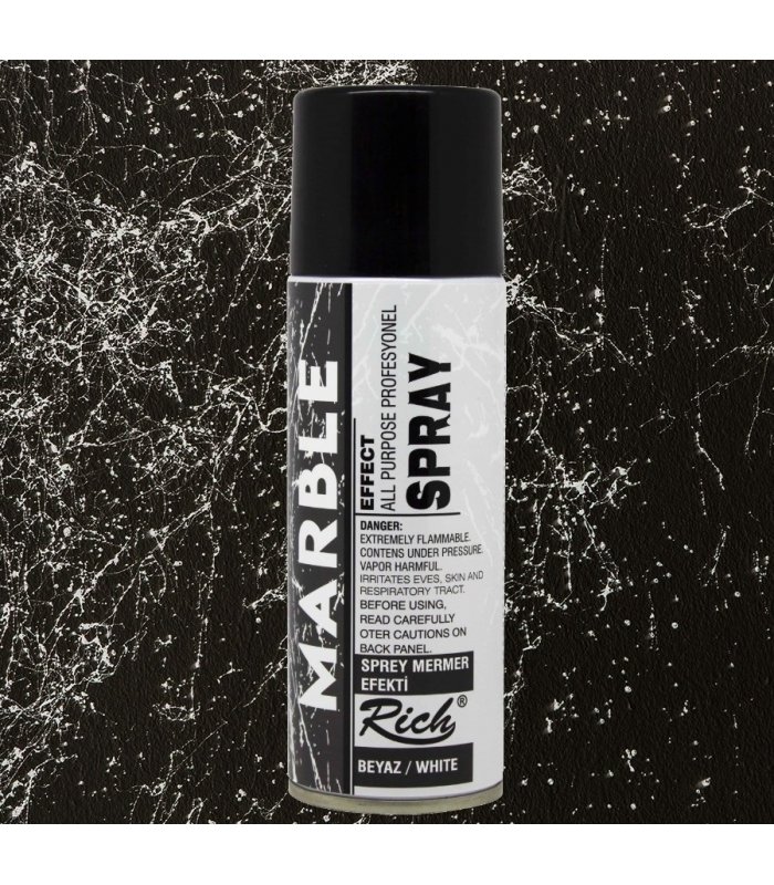 Marble Efect Sprey Mermer Efekti 200ml Beyaz