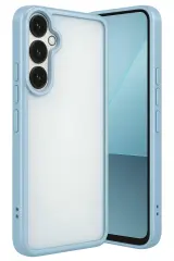 Newface Samsung Galaxy A24 4g Prime Kılıf Razer Lensli Silikon - Açık Mavi