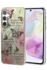 Newface Samsung Galaxy A35 5g Kılıf Blade Aynalı Desenli Kapak - Desen 6