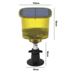Powermaster Pm-26956 Mikrofonlu Sesli Hayvan Kovucu Alarm Cihazı Solar Panelli