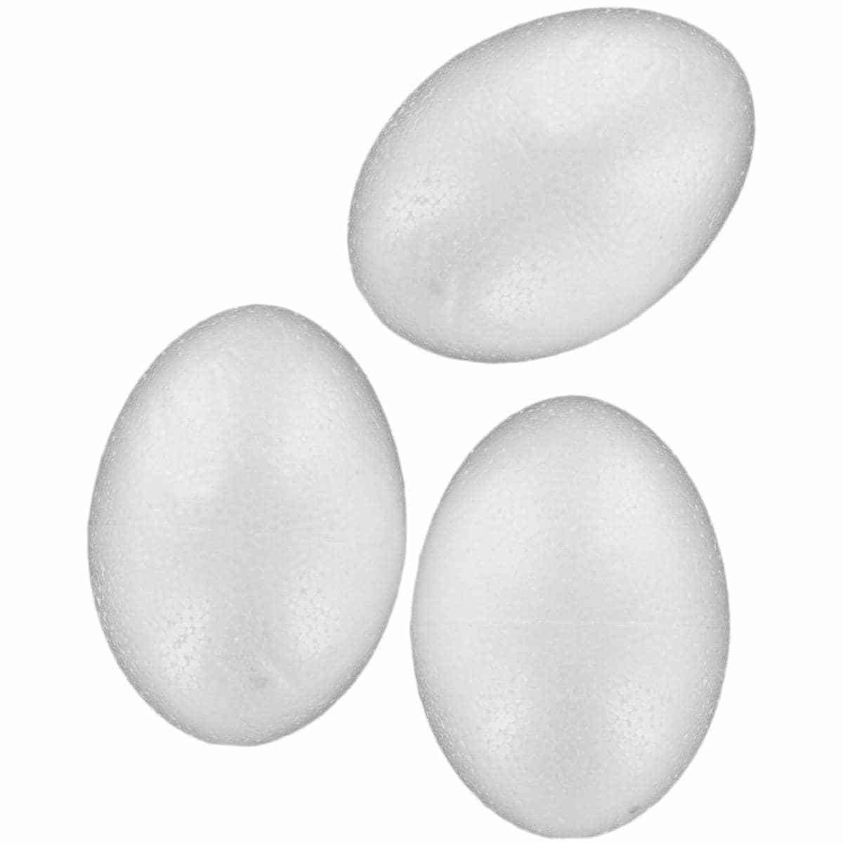 Strafor Köpük Yumurta 10cm 3'lü