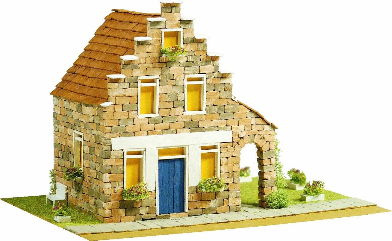 Domus Kits Taş Ev Maketi Country 9 N:40306