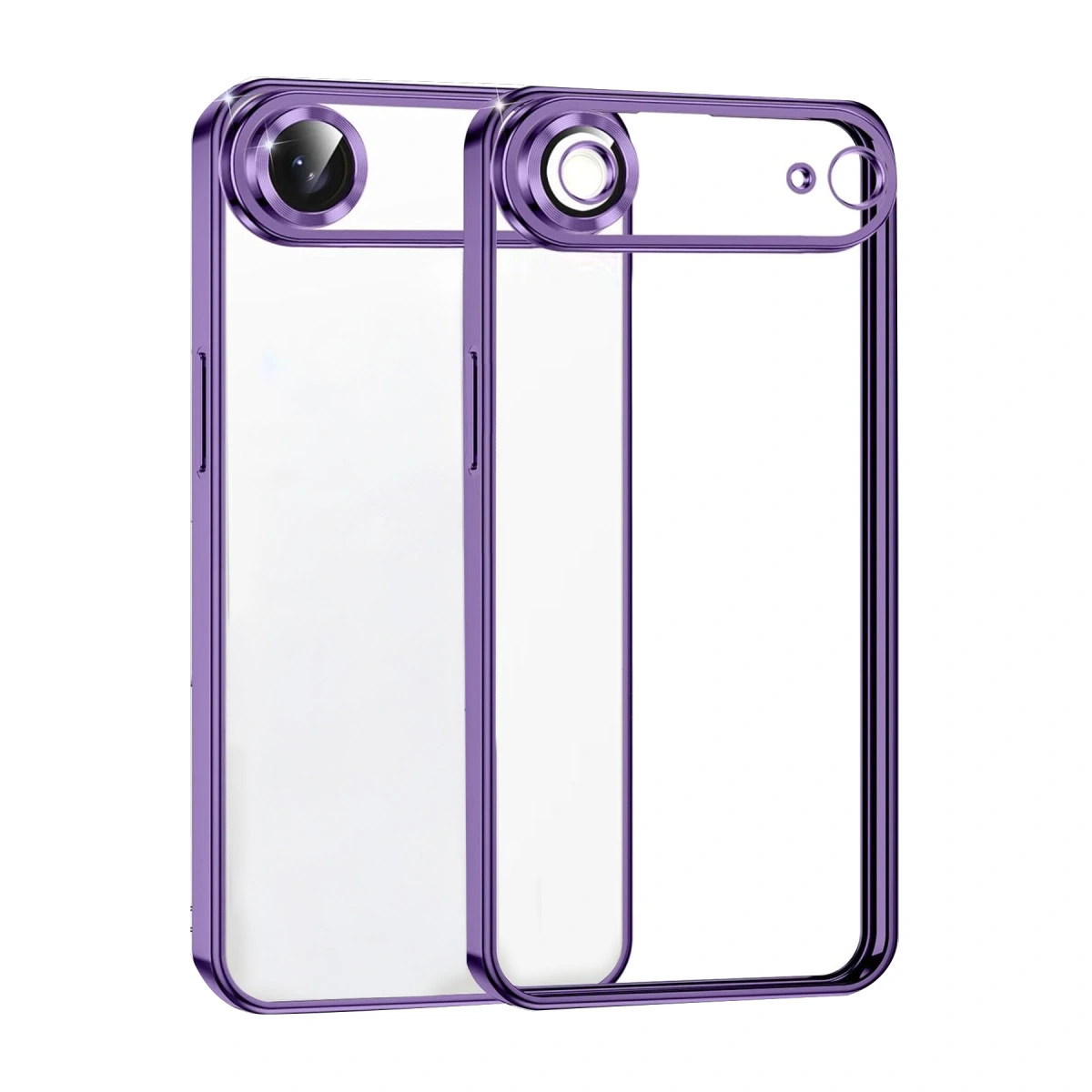 İphone 17 Air Razer Lensli Silikon - Mor