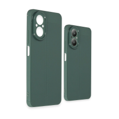 Realme 12 Lite Kılıf Auto Focus Kapak - Koyu Yeşil