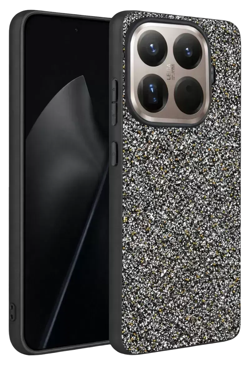 Onegif Xiaomi Mi 15t Pro Bright Simli Kapak - Gold