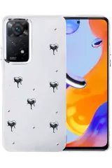 Newface Xiaomi Redmi Note 11 Pro Fiyonk Desenli Kapak - Desen 1