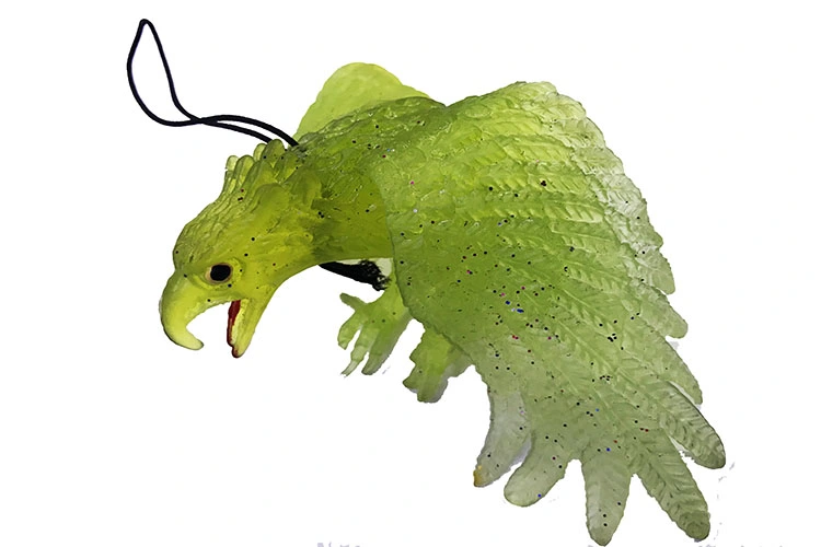 Asılabilir Lateks Kartal Dekor Süsü Yeşil 17-18 Cm