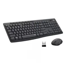 Logitech Mk295 Q Tr Siyah Kablosuz Klavye Mouse Set