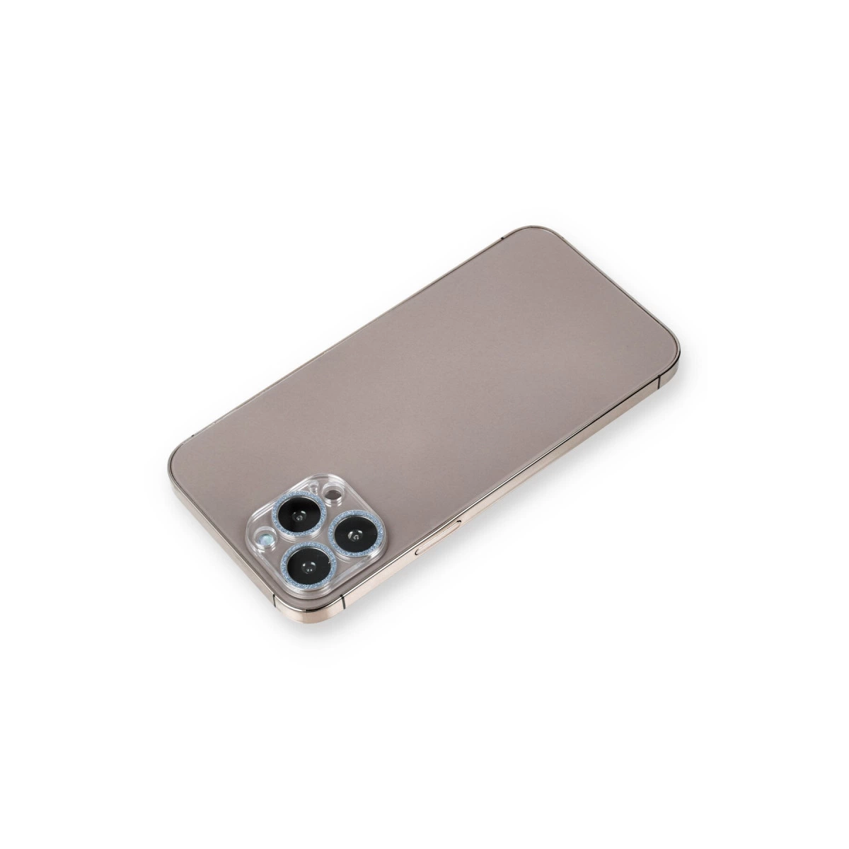 İphone 12 Pro Max Shine Kamera Lens Koruma Cam - Sierra Blue