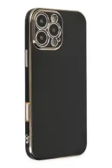 Newface İphone 16 Pro Max Kılıf Volet Silikon - Siyah