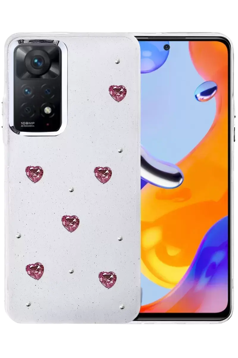 Newface Xiaomi Redmi Note 11 Pro Fiyonk Desenli Kapak - Desen 3