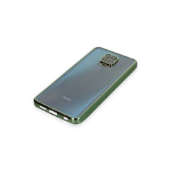 Xiaomi Redmi Note 9 Pro Kılıf Razer Lensli Silikon - Yeşil