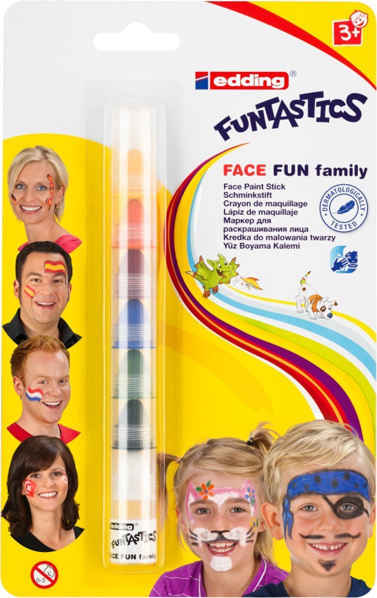 Funtastics Yüz Boyama Seti 8'li