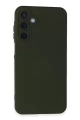 Newface Samsung Galaxy A25 5g Kılıf Nano İçi Kadife Silikon - Koyu Yeşil