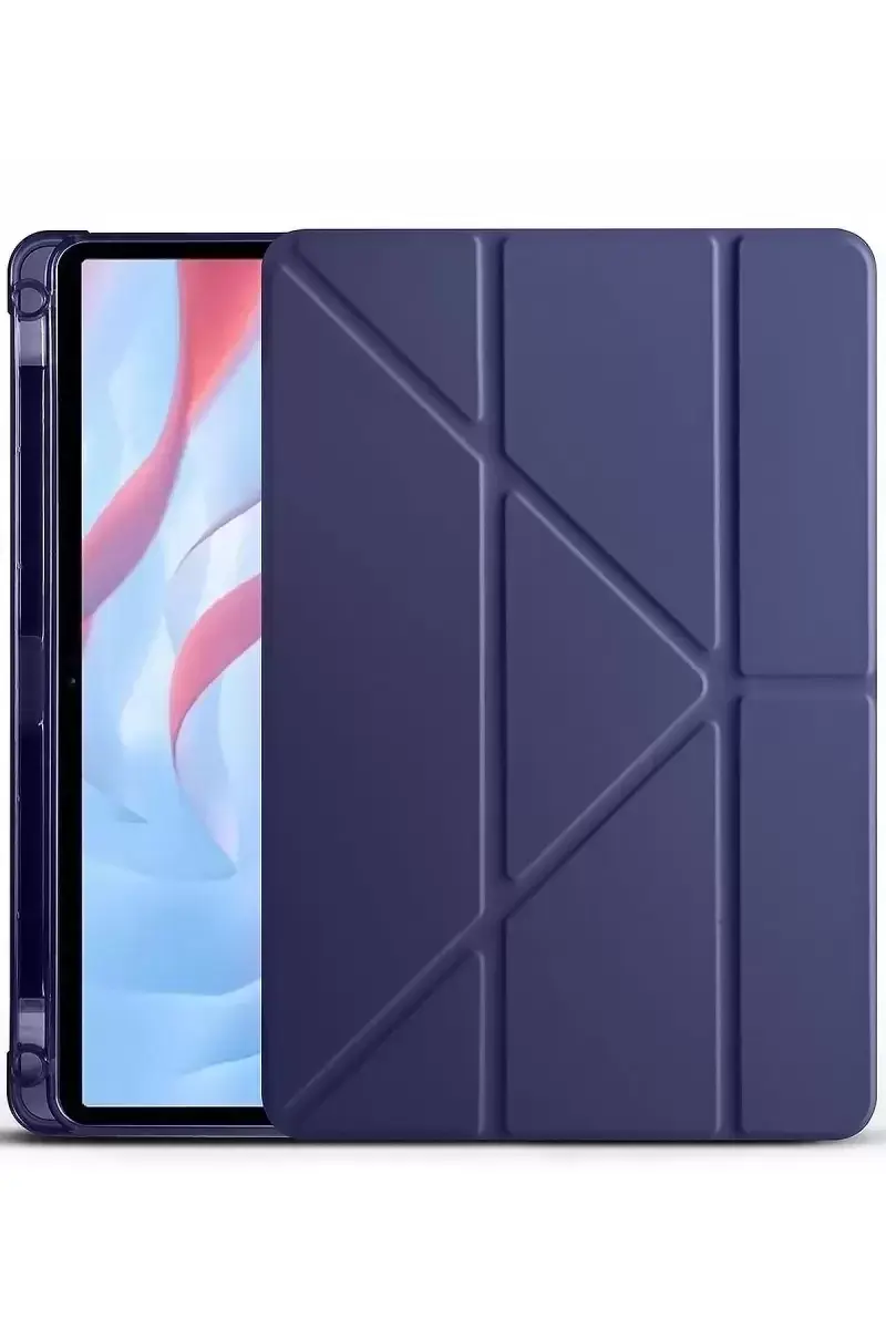 Newface Huawei Honor Pad X9a Kalemlikli Mars Tablet Kılıfı - Lacivert