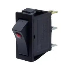 Powermaster Işıklı Tekli Mercekli Anahtar