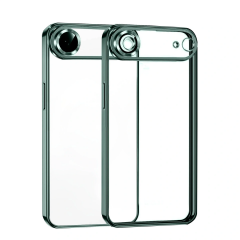 İphone 17 Air Razer Lensli Silikon - Yeşil