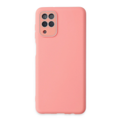 Samsung Galaxy A22 Kılıf Lansman Glass Kapak - Pembe