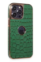 Newface İphone 14 Pro Kılıf Snake Kapak - Koyu Yeşil