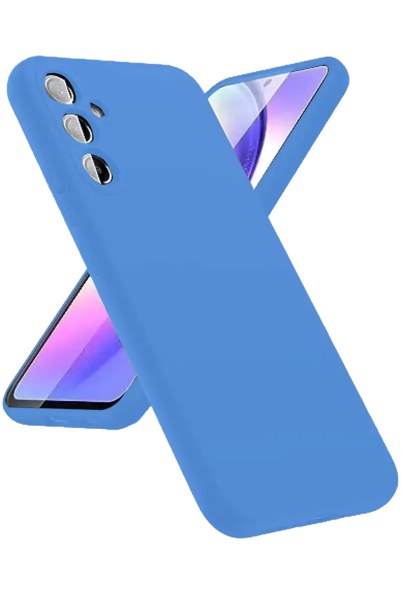 Newface Samsung Galaxy A24 4g Kılıf First Silikon - Mavi