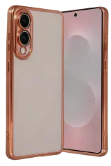 Newface Samsung Galaxy S25 Edge Razer Lensli Silikon - Çöl Titanyum