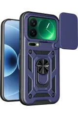 Newface Xiaomi Mi 17 Pro Max Pars Lens Yüzüklü Silikon - Lacivert