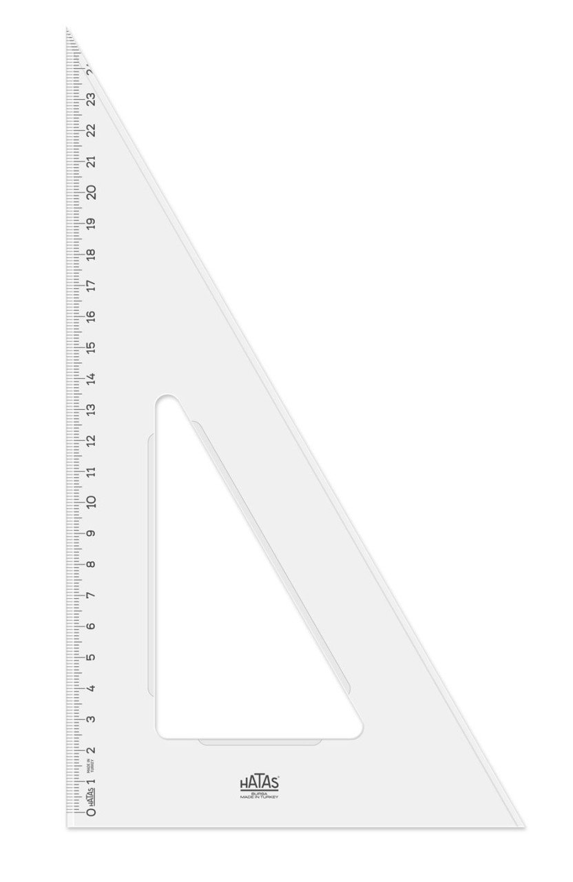 60 Derece Gönye 26cm