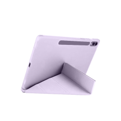 Samsung Galaxy X610 Tab S9 Fe Plus 12.4 Kılıf Kalemlikli Mars Tablet Kılıfı - Lila