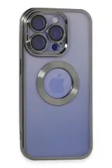 Newface İphone 15 Pro Kılıf Slot Silikon - Titan Gri