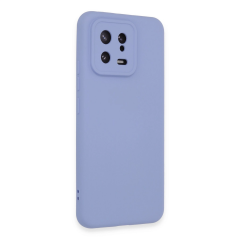Xiaomi Mi 13 Kılıf Nano İçi Kadife Silikon - Lila