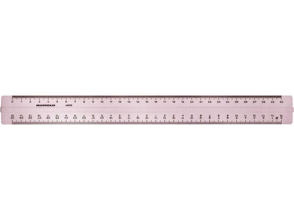 Rumold Üstten Tutmalı Cetvel 30cm