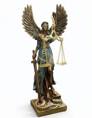 30x9 Cm Polyester Kanatlı Adalet Biblosu