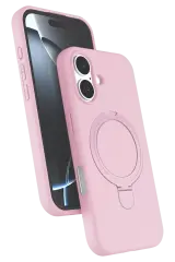 Newface Apple İphone 17 Regal Magsafe Standlı Kapak - Açık Pembe