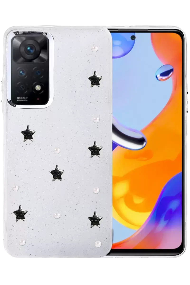 Newface Xiaomi Redmi Note 11 Pro Fiyonk Desenli Kapak - Desen 7