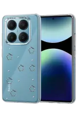 Newface Xiaomi Redmi Note 14 Pro 4g Fiyonk Desenli Kapak - Desen 2