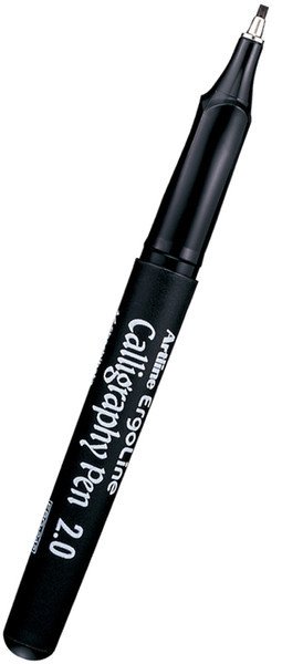 241 Ergoline Kaligrafi Kalemi 2mm - Siyah