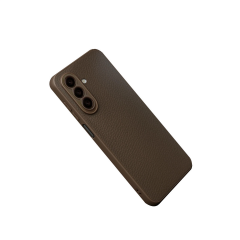 Samsung Galaxy A57 5g Thermax Silikon Kılıf - Kahverengi