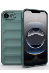 Newface İphone 16e Kılıf Optimum Silikon - Koyu Yeşil