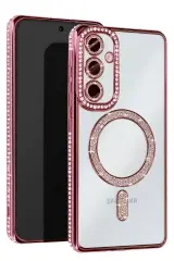 Newface Samsung Galaxy S25 Edge Joke Simli Magneticsafe Kılıf - Pembe