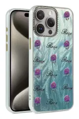 Newface İphone 15 Pro Kılıf Blade Aynalı Desenli Kapak - Desen 9