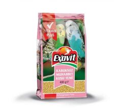 Exovit Kabuksuz Muhabet Kuşu Yemi 400 Gr