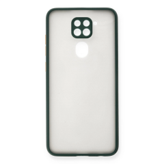 Xiaomi Redmi Note 9 Kılıf Montreal Silikon Kapak - Yeşil