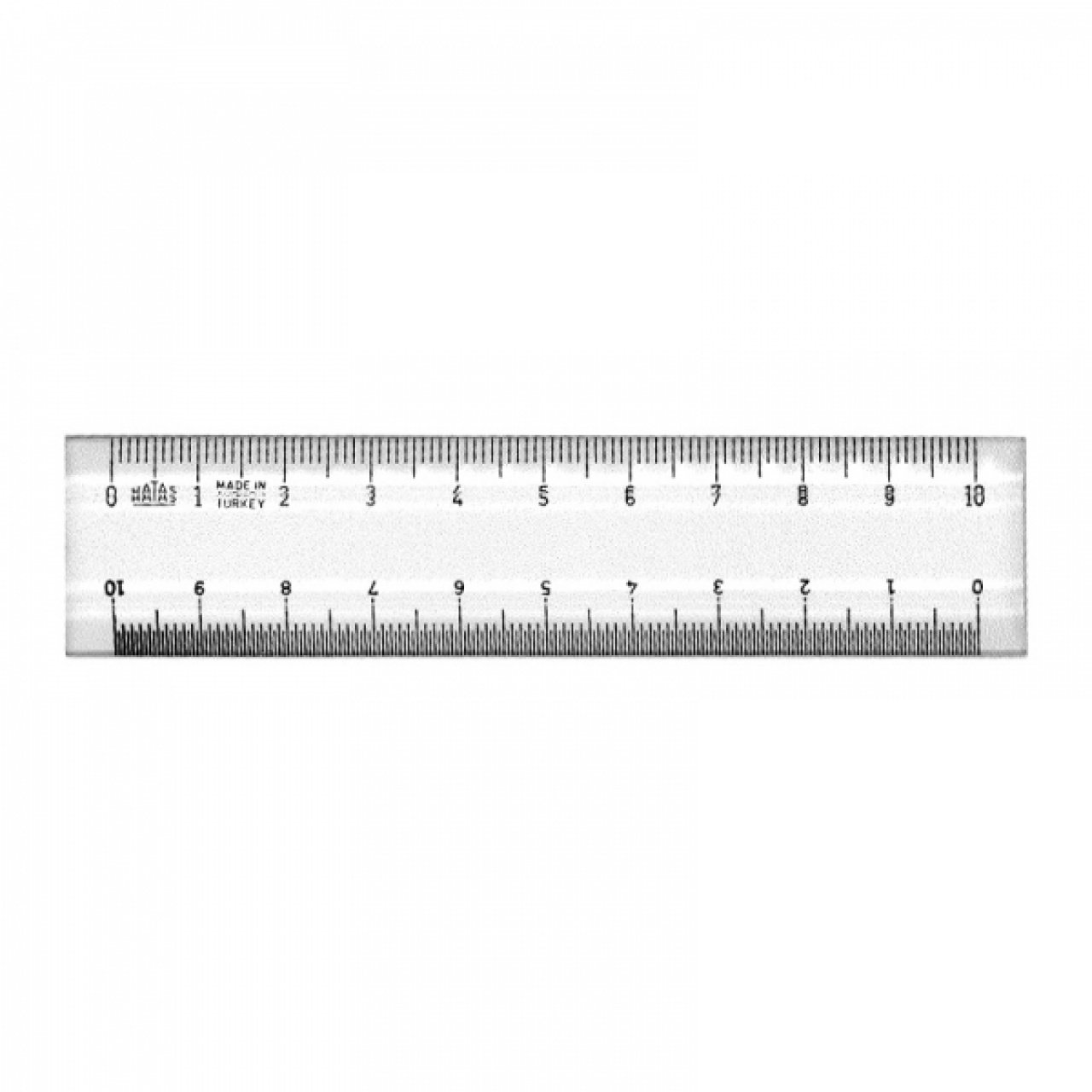Akrilik Teknik Resim Desimetre Cetvel 10cm