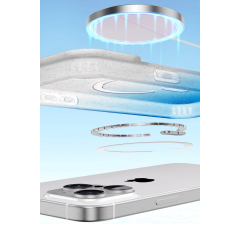 İphone 16 Plus Pummel Shiny Magsafe Kapak - Siyah