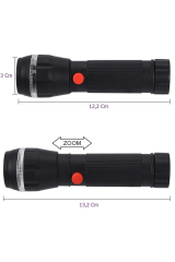 Peakstar Ps-7083 Plastik Zoomlu Pilli El Feneri