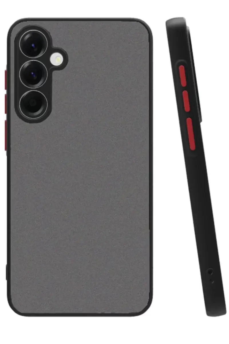 Newface Samsung Galaxy S24 Fe Kılıf Montreal Silikon Kapak - Siyah