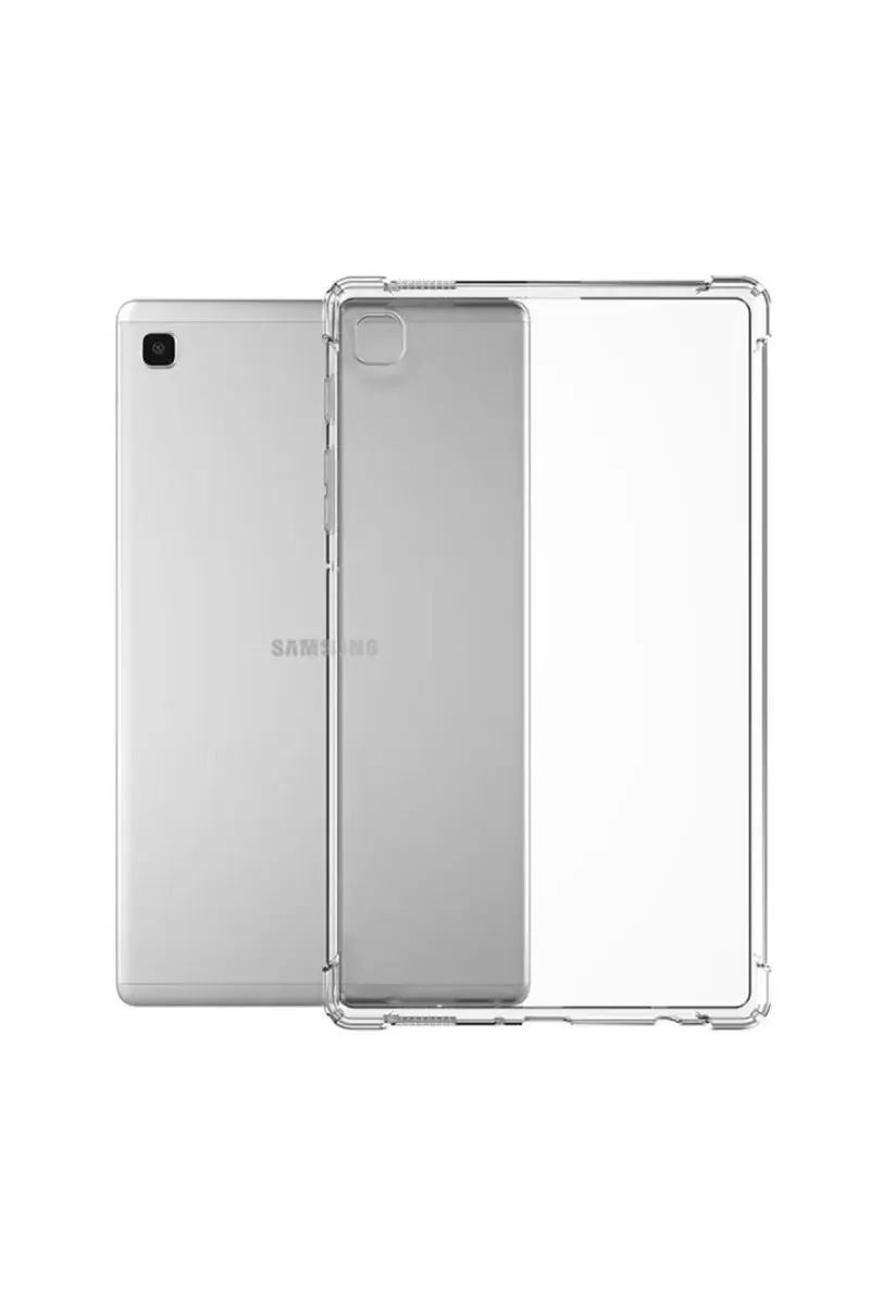 Newface Samsung Galaxy T220 Tab A7 Lite 8.7 Kılıf Anti Shock Tablet Silikon - Şeffaf