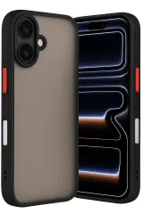 Newface İphone 17 Kılıf Montreal Silikon Kapak - Siyah