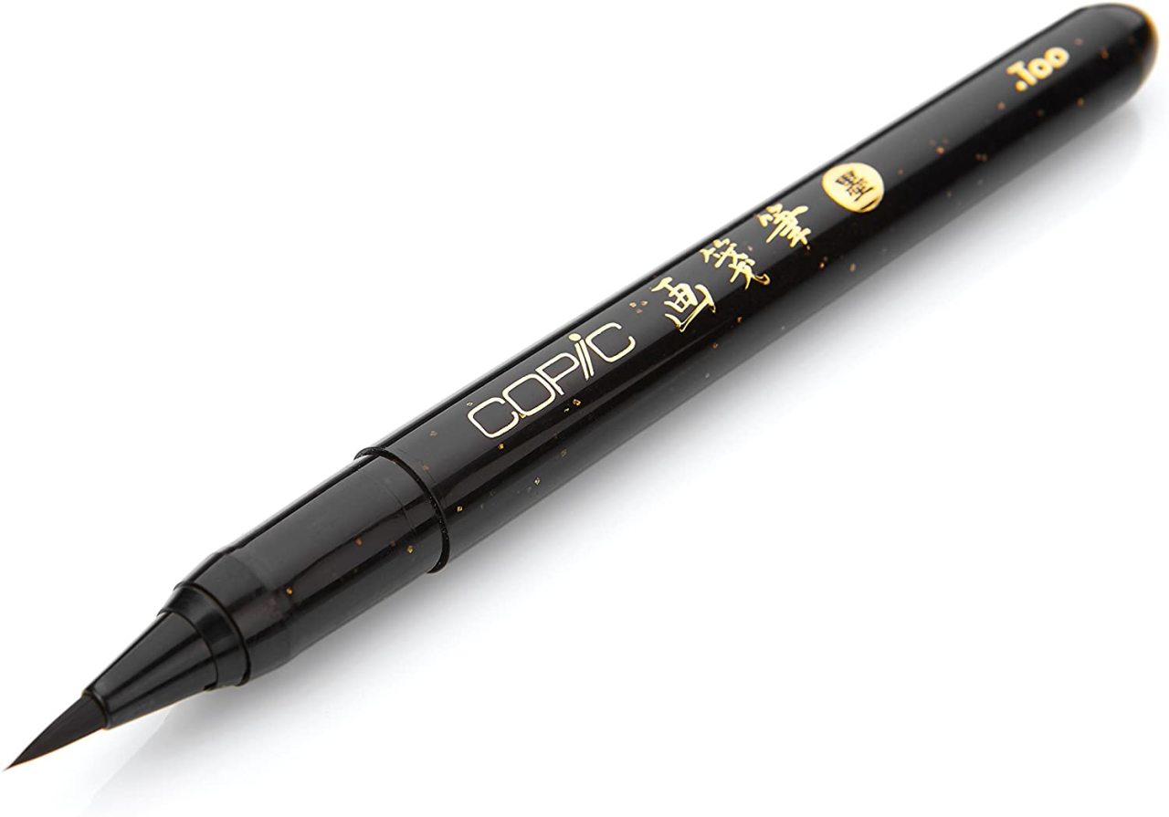 Gasenfude Fırça Uçlu Kalem - Siyah