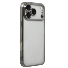 İphone 17 Pro Max Razer Lensli Silikon - Titan Gri